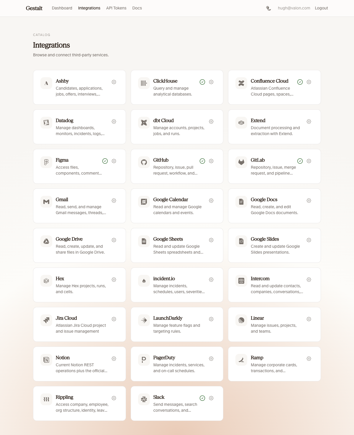 Integrations